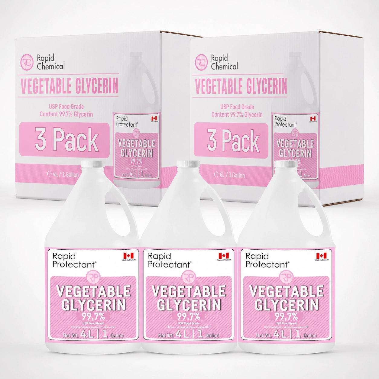 Vegetable Glycerin 4L - 6 Pack (2 Cases)