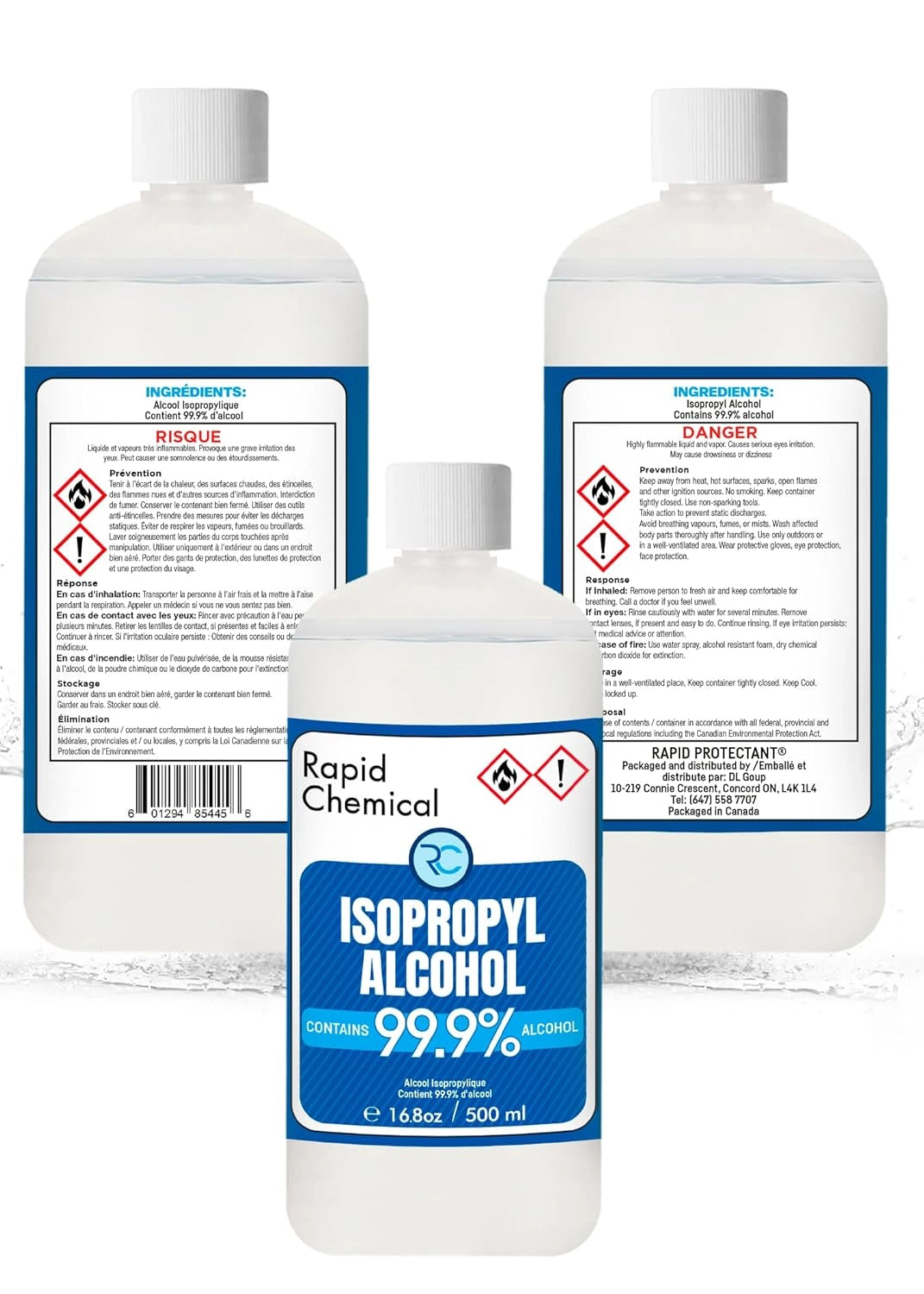 99.9% Isopropyl Alcohol 500ml