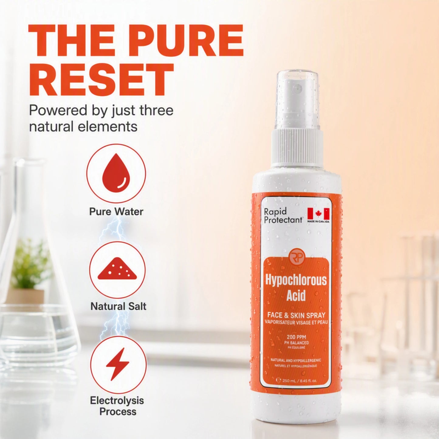 Hypochlorous Acid Face & Skin Spray 250ml