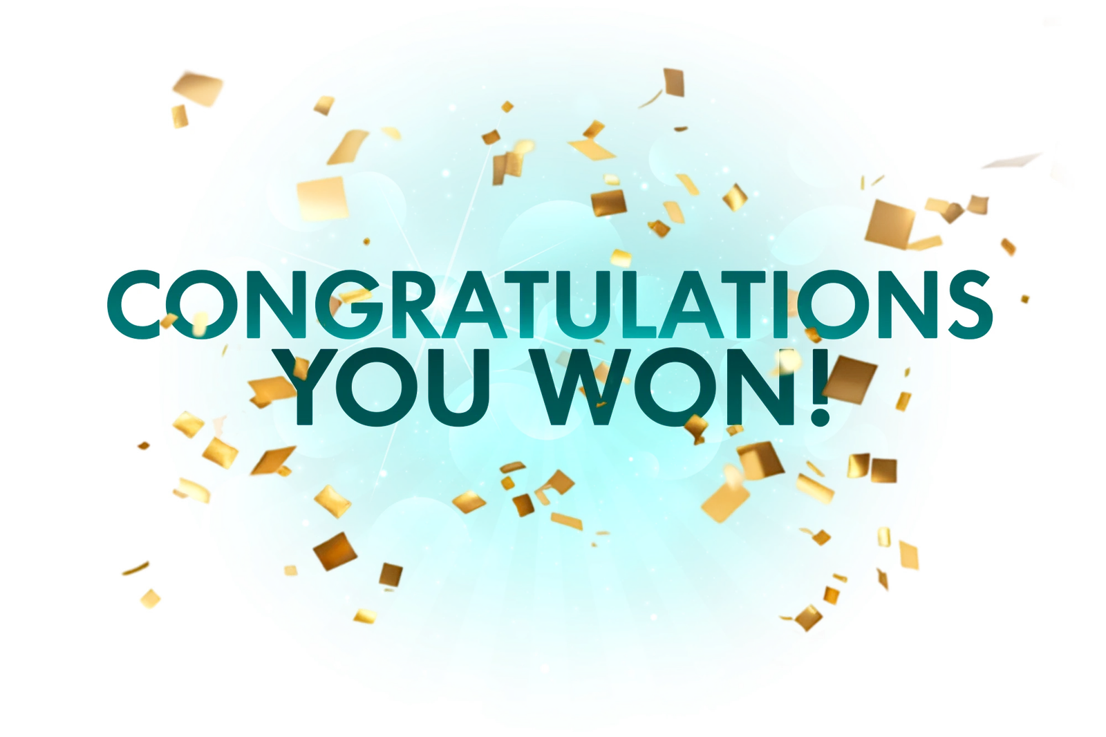 Congratulations, you won!