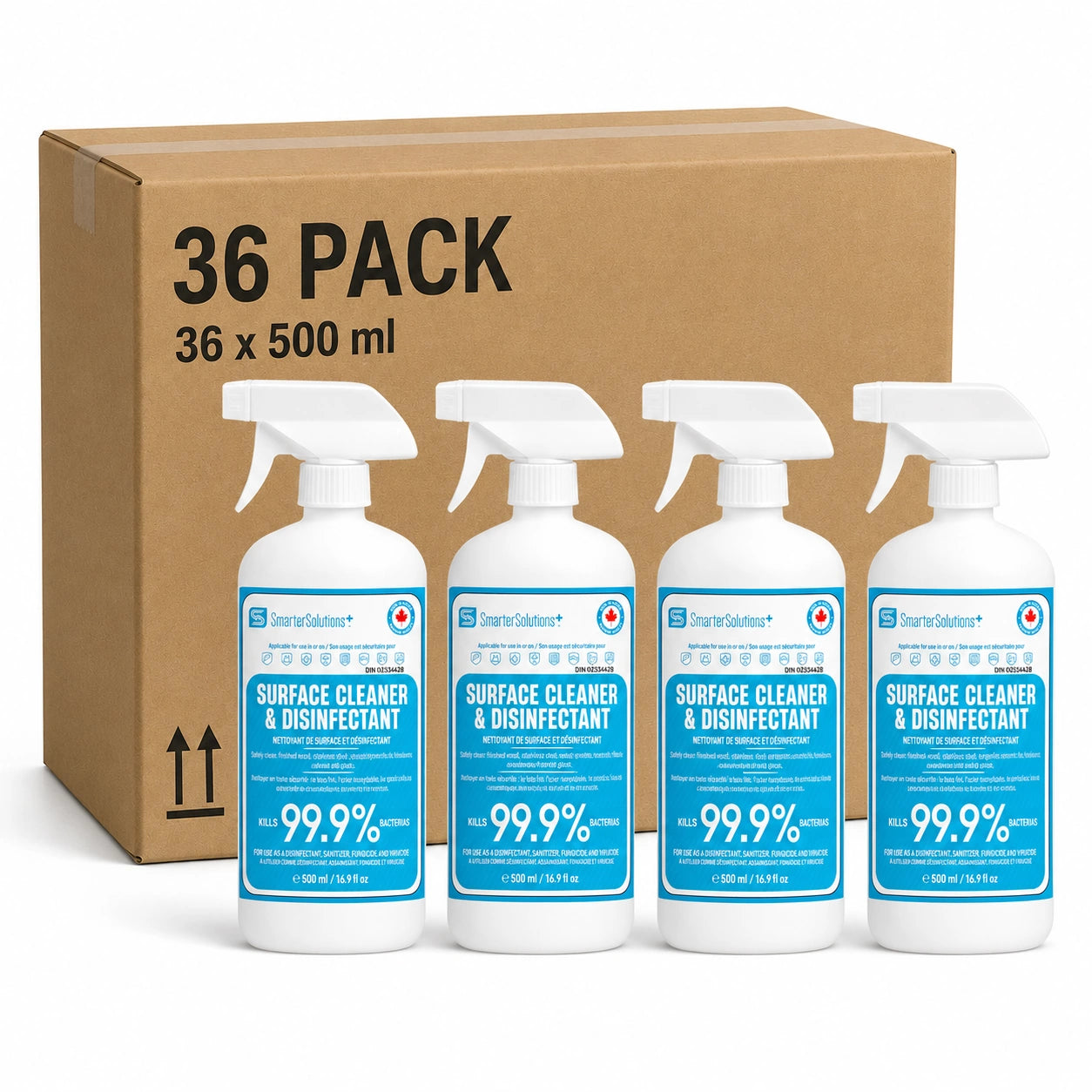 Hypochlorous Acid Spray 500ml - 36 Pack (1 Case)
