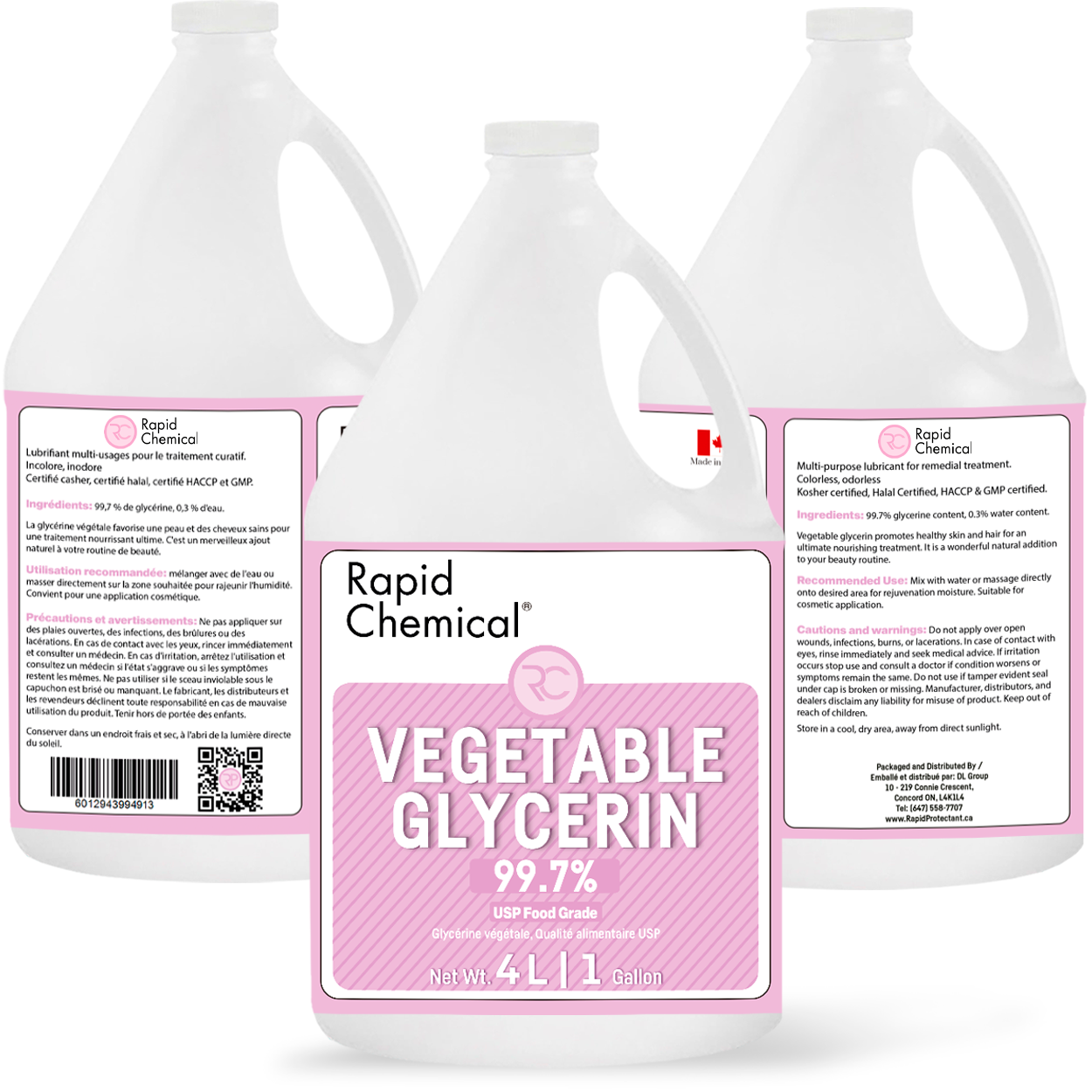 Vegetable Glycerin 4L