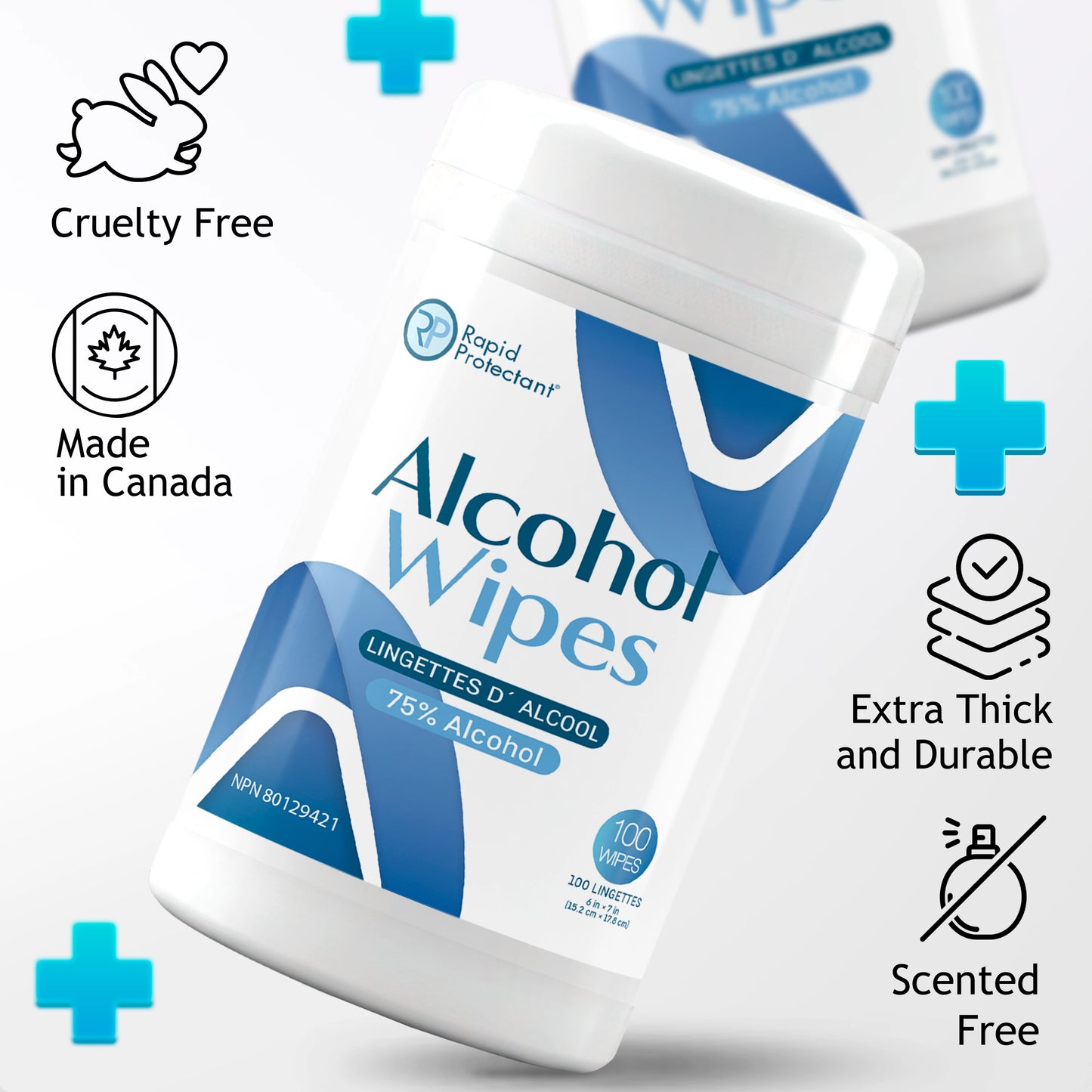 Alcohol Wipes (Canister)