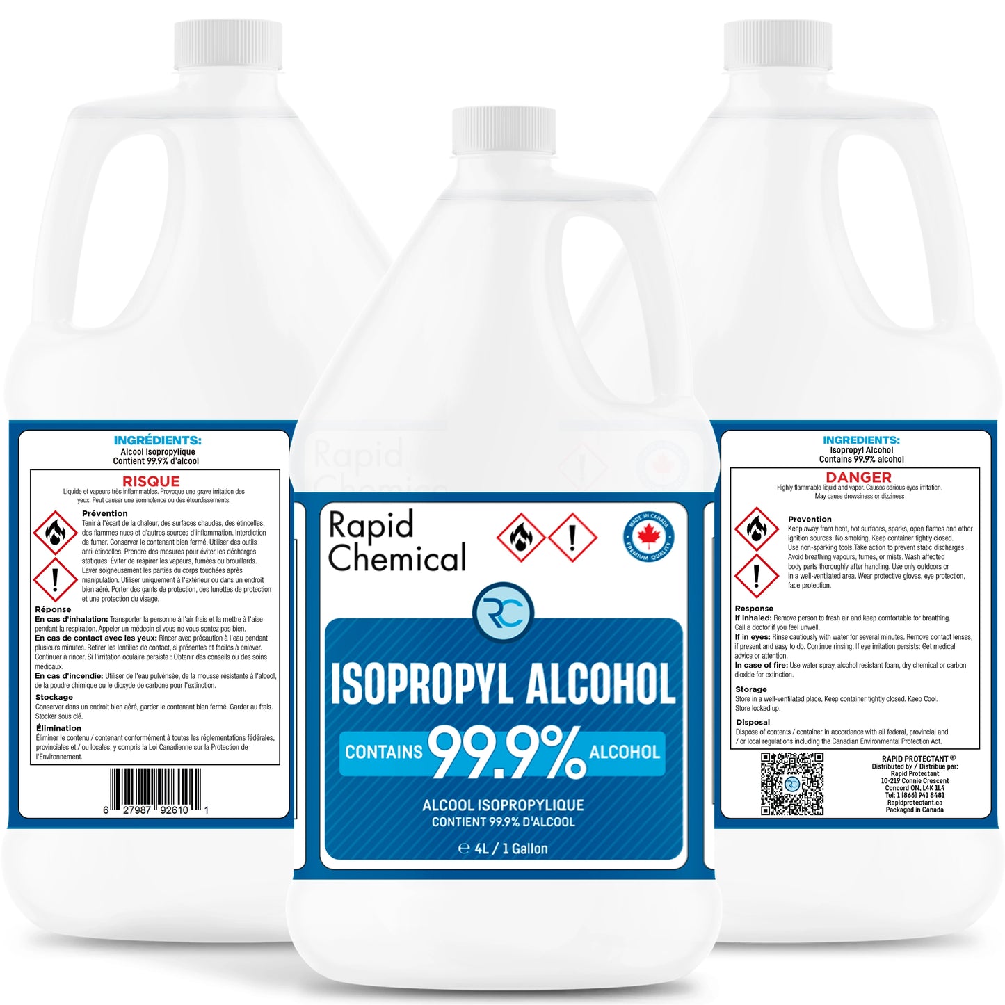 99.9% Isopropyl Alcohol 4L